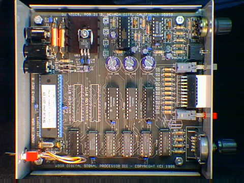 Internal view of PC board